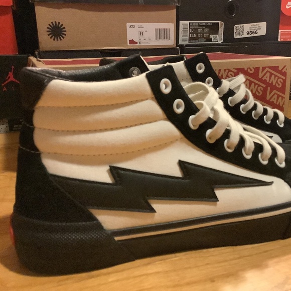 Revenge x Storms Volume 2 High Top Black White Mens Size 9 - Picture 7 of 15